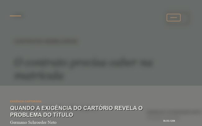 Quando a exigência do cartório revela o problema do título